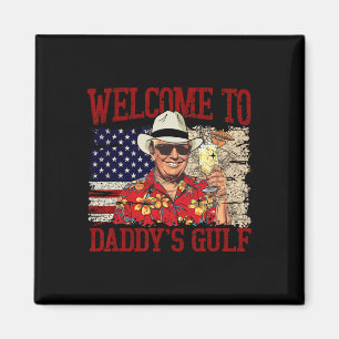 Trump Välkommen till Pappas Gulf Trump sommar Papp Magnet