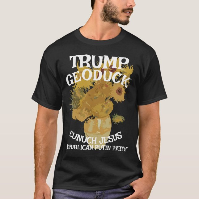 Trump Van Gogh Jesus Republican Pee Party T Shirt (Framsida)