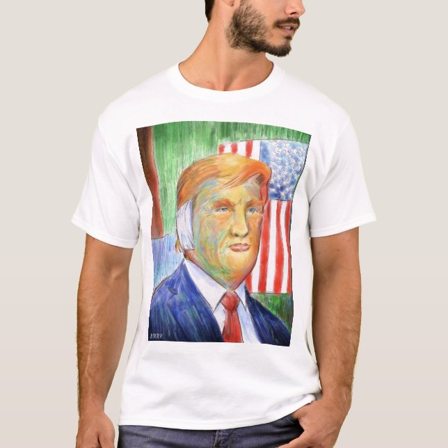 Trump Van Gogh T-Shirt (Framsida)