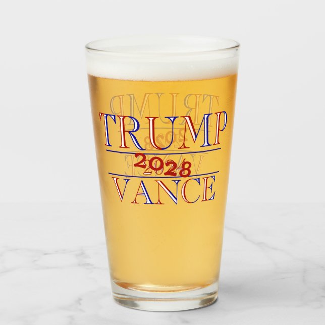 Trump Vance 2024 - 2028? Glaskopp (Framsida fylld)