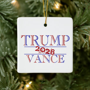 Trump Vance 2024 - 2028? Julgransprydnad Keramik