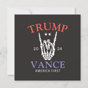 Trump Vance 2024 America First Kort