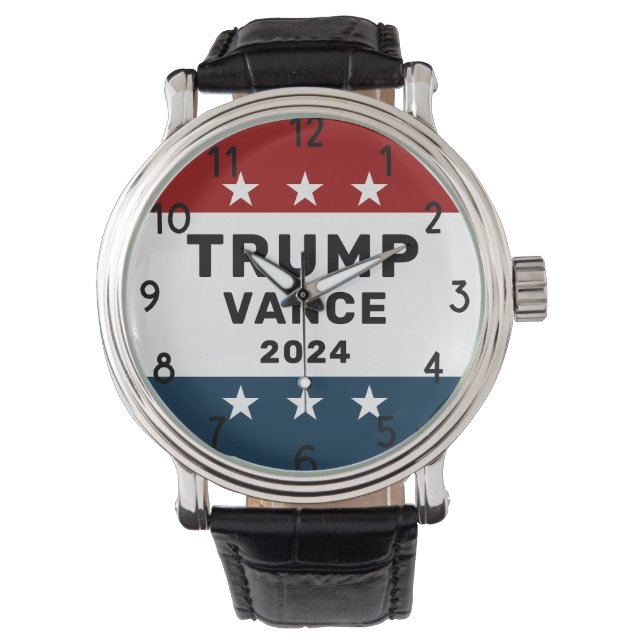 Trump Vance 2024 Armbandsur (Framsida)