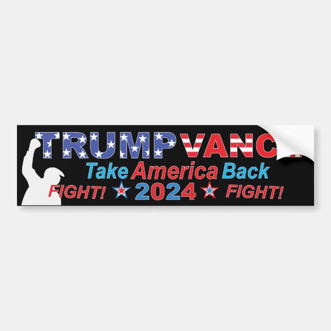 TRUMP VANCE 2024 BILDEKAL (Framsidan)