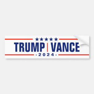 Trump Vance 2024 Bildekal