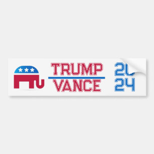 Trump Vance 2024 Bildekal