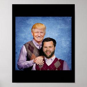 Trump Vance 2024 Brothers Funny Gifts Trump och Tr Poster
