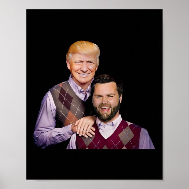 Trump Vance 2024 Brothers Funny Parody Trump J.d. Poster (Framsidan)