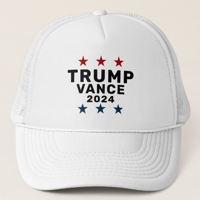 Trump Vance 2024 Classic Star Keps (Framsida)