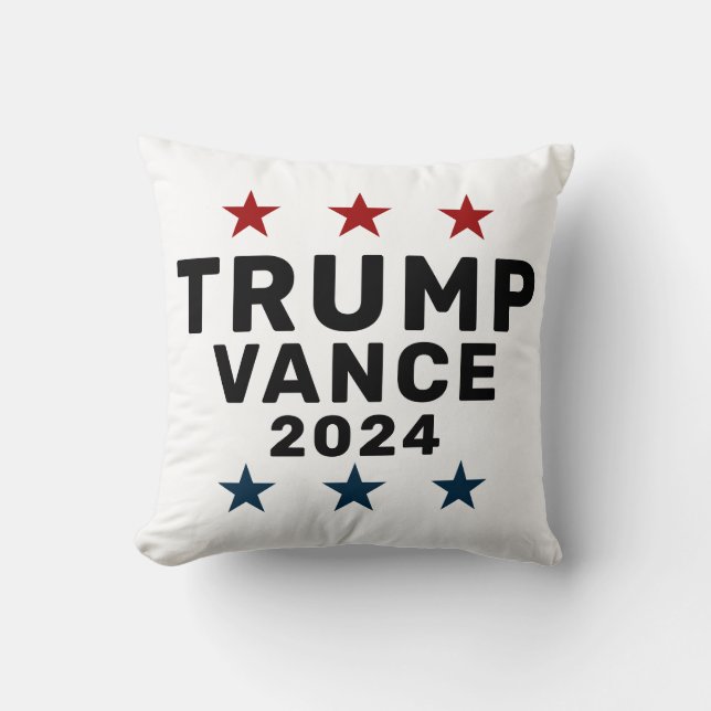 Trump Vance 2024 Classic Star Kudde (Framsida)