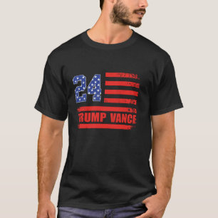 Trump Vance 2024 Donald Trump 2024 President J D V T Shirt
