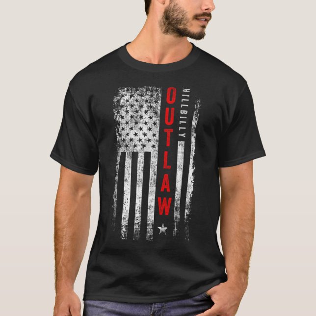 Trump Vance 2024 Donald Trump J.d. Vance Outlaw Hi T Shirt (Framsida)