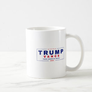 Trump Vance 2024 Donald Trump J.d. Vance Take Amer Kaffemugg
