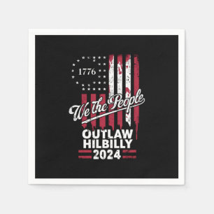 Trump Vance 2024 Donald Trump Outlaw Hillbilly Pappersservett