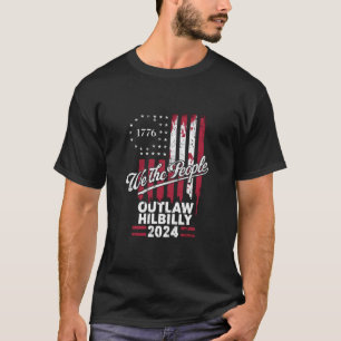 Trump Vance 2024 Donald Trump Utanför Lagen Hillbi T Shirt