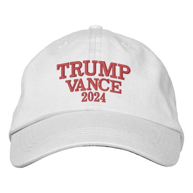 TRUMP VANCE 2024 Embroiderad Hat Broderad Keps (Framsida)