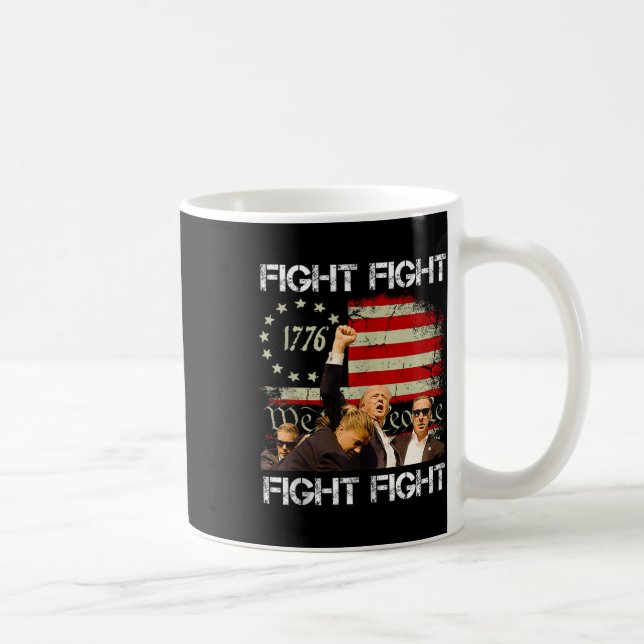 Trump Vance 2024 Fight Kaffemugg (Höger)