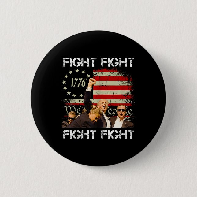 Trump Vance 2024 Fight Knapp (Framsida)