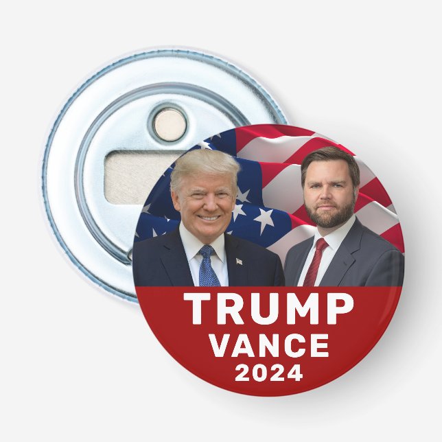 Trump Vance 2024 Flasköppnare (Framsidan)