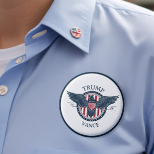 Trump Vance 2024 för president Pin Knapp