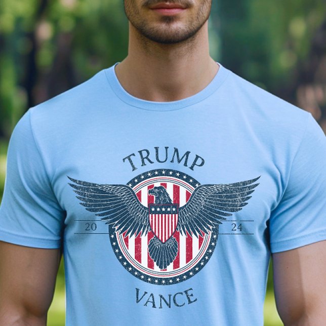 Trump Vance 2024 för president USA-valet T Shirt (Trump Vance 2024 Presidential Election T-shirt)