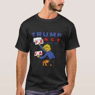 Trump Vance 2024 för president VP USA:s valpat T Shirt