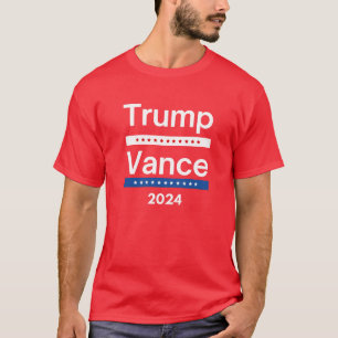 Trump Vance 2024 för president VP USA T Shirt
