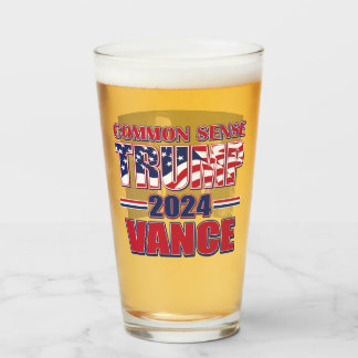 Trump Vance 2024 Glaskopp