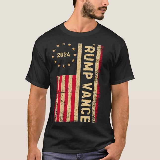 Trump Vance 2024 jd vance T Shirt (Framsida)