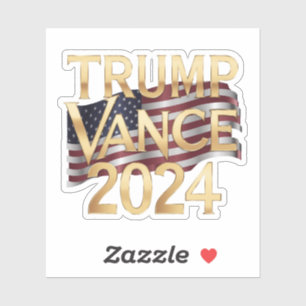 Trump Vance 2024 Konservativ Values, Stickers Klistermärken