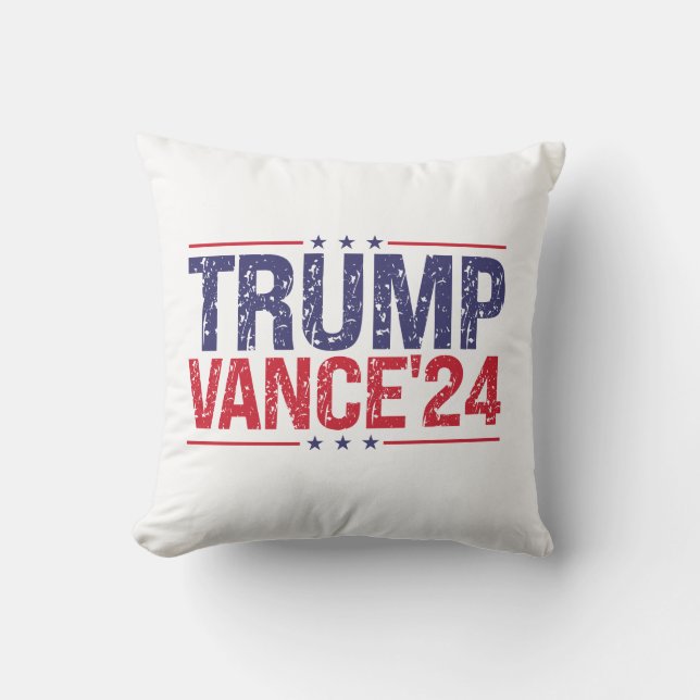 Trump Vance 2024 Kudde (Framsida)