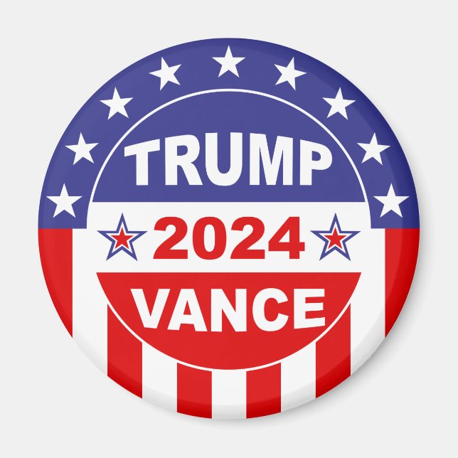 TRUMP VANCE 2024 MAGNET (Framsidan)