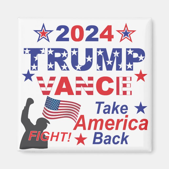 TRUMP VANCE 2024 MAGNET (Framsidan)
