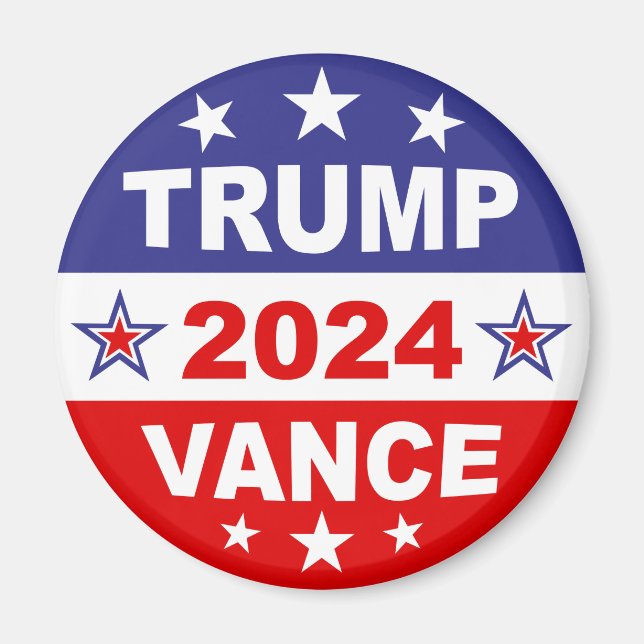 TRUMP VANCE 2024 MAGNET (Framsidan)