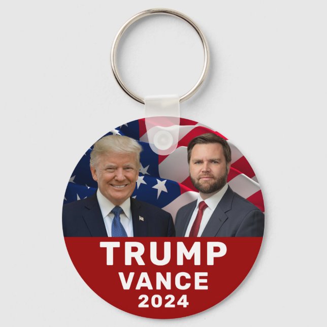 Trump Vance 2024 Nyckelring (Framsida)