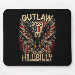 Trump Vance 2024 Outlaw Hillbilly USA flagga Vinta Musmatta