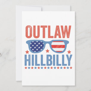 Trump Vance 2024 Outlaw Hillbilly-val Inbjudningar