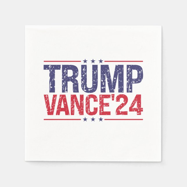 Trump Vance 2024 Pappersservett (Framsidan)
