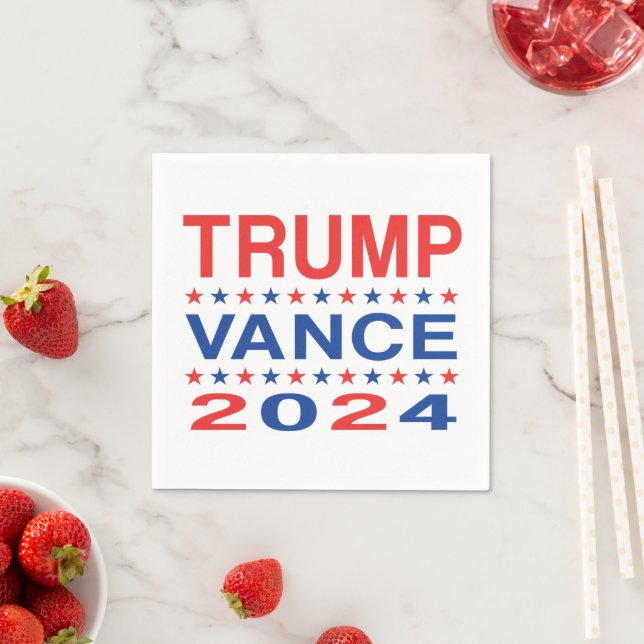 Trump Vance 2024 Pappersservett (Insitu)