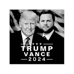 Trump Vance 2024 Politiska Kampanj Självfärgande Stämpel