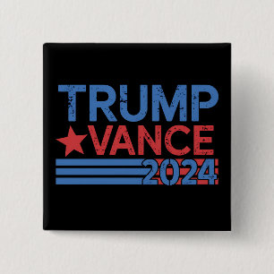 Trump Vance 2024 President 47 USA Vintage Knapp