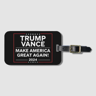 Trump Vance 2024 President JD Vance Vice MAGA Bagagebricka