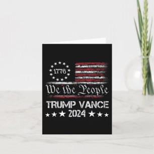 Trump Vance 2024 President Trump Supporter Re-elec Kort