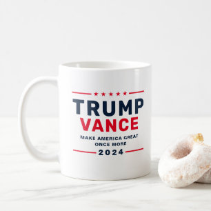 Trump Vance 2024 President VP Kaffemugg