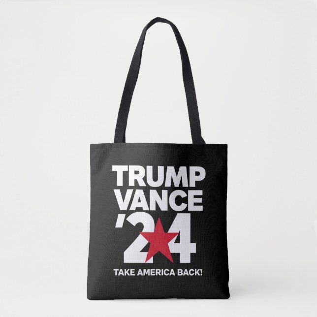 Trump Vance 2024 Rösta Trump 2024 Val Tygkasse (Framsida)