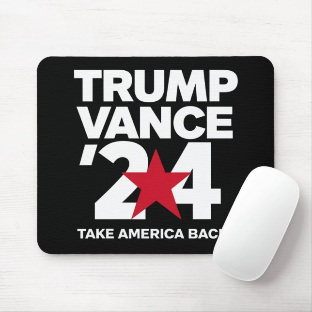 Trump Vance 2024 Rösta Trump 2024 Valet Musmatta (Med mus)