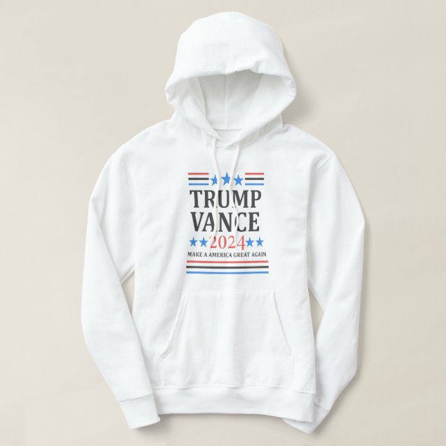 Trump Vance 2024 Shirt Hoodie (Design framsida)