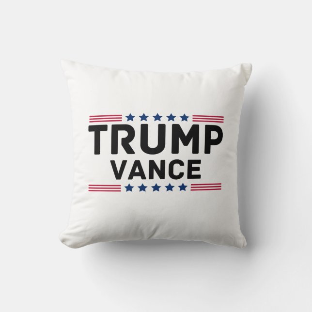 Trump Vance 2024 Trump Support Valection Gift Kudde (Framsida)