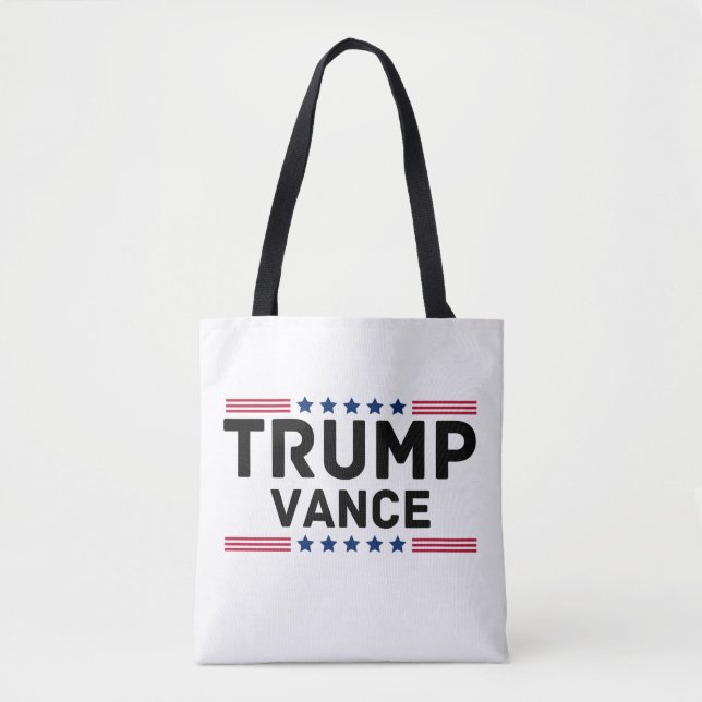 Trump Vance 2024 Trump Support Valection Gift Tygkasse (Framsida)