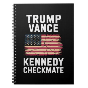 Trump Vance 2024 Trump Vance Kennedy Schackmatt Anteckningsbok